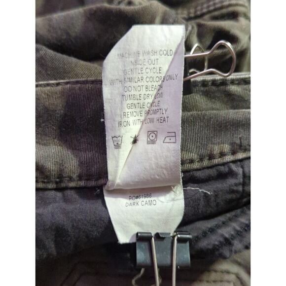 Anthropologie Level 99 Pants Woman's Size 29 Camo Utility Zip‎ Ankle Neutral - Picture 13 of 15